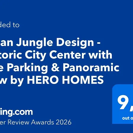 Urban Jungle Design - Historic Center With Free Parking & Panoramic View By Hero Homes Apartament *