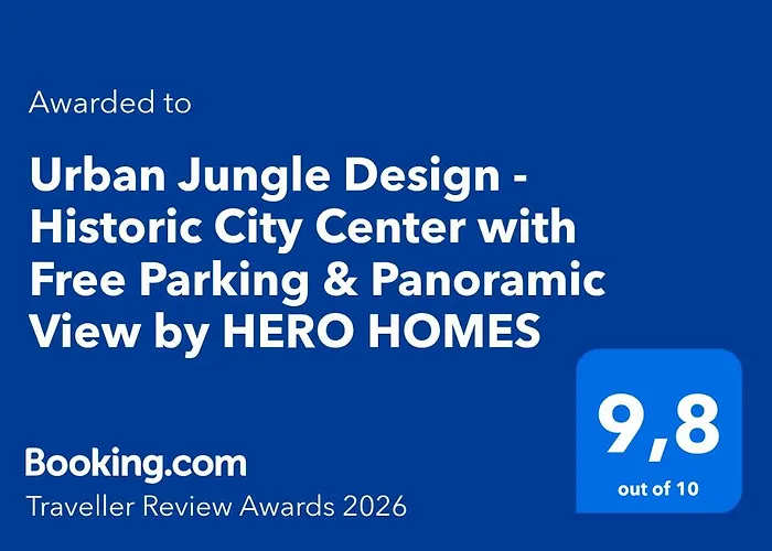 Urban Jungle Design - Historic Center With Free Parking & Panoramic View By Hero Homes Apartament *